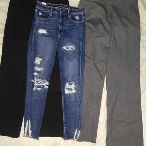 Medium Size Dress and Trendy Pants Style Bundle